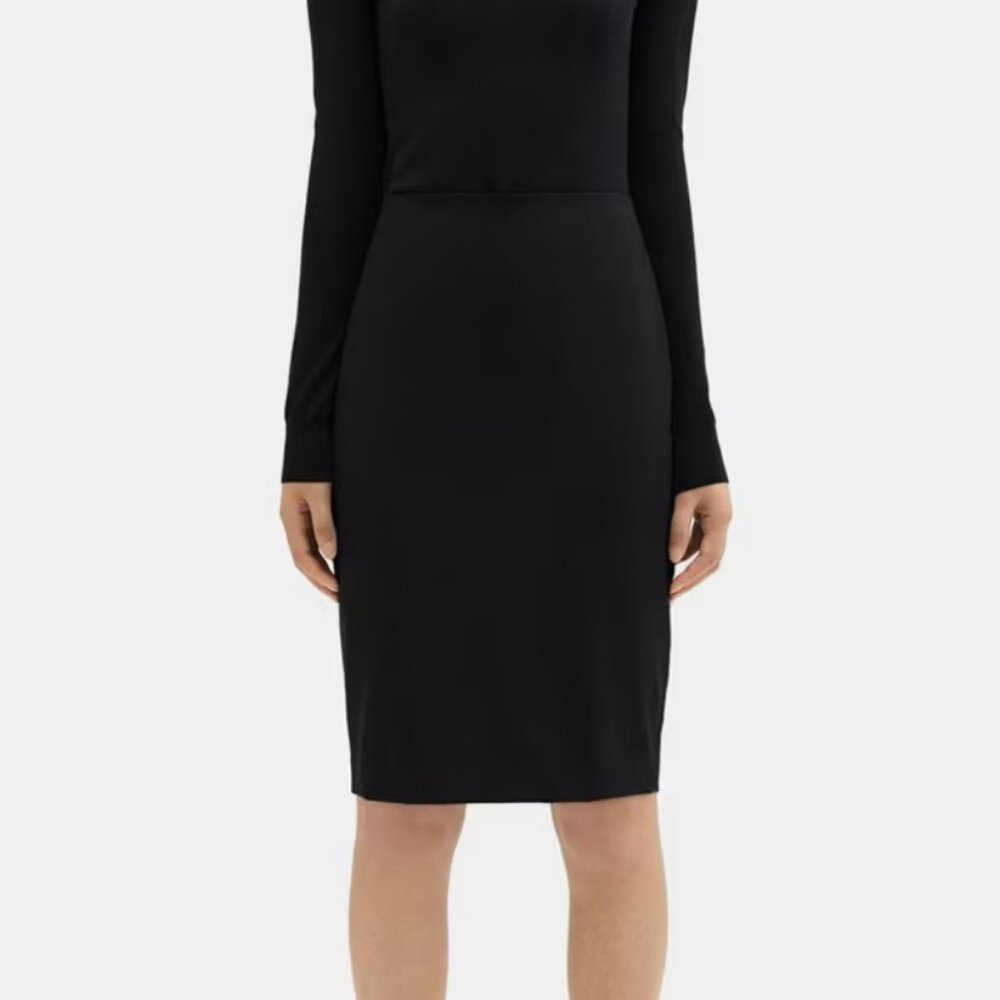 Theory Slim Pencil Skirt in Stretch Wool size 8 us